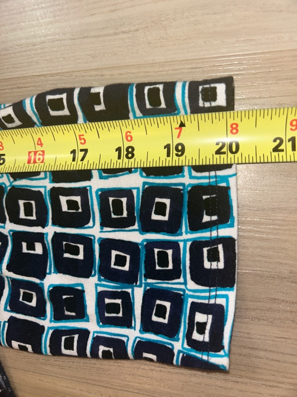 Habitat CORE TRAVEL CUBISM TUNIC XL Navy Geometric Square Career Relaxed Artsy - Picture 14 of 16
